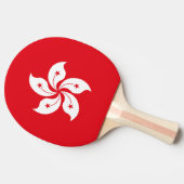Flagge Hongkongs Tischtennis Schläger (Seitenansicht)