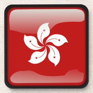 Flagge Hongkongs Untersetzer