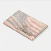 Flagge-Hundegroße Post-Itanmerkungen Post-it Klebezettel (angewinkelt)