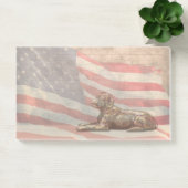 Flagge-Hundegroße Post-Itanmerkungen Post-it Klebezettel (Büro)