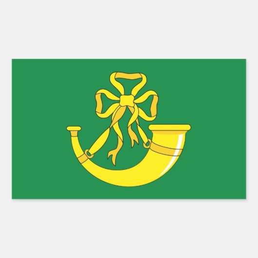 Flagge Huntingdonshire Rechteckige Aufkleber (Vorderseite)
