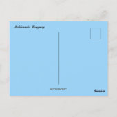 Flagge in Maldonado Uruguay Postkarte (Rückseite)