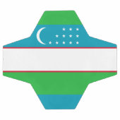 Flagge in Usbekistan Fußball (Flach)