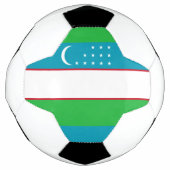 Flagge in Usbekistan Fußball (Vorderseite)