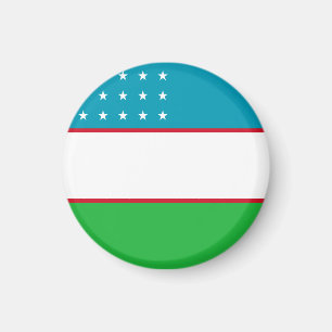 Flagge in Usbekistan Magnet