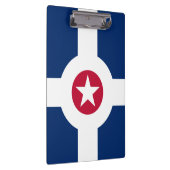 Flagge Indianapolis, Indiana Clipboard Klemmbrett (Rechts)