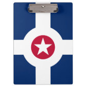 Flagge Indianapolis, Indiana Clipboard Klemmbrett (Vorderseite)
