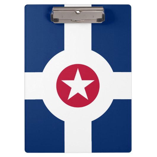 Flagge Indianapolis, Indiana Clipboard Klemmbrett (Vorderseite)