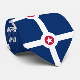 Flagge Indianapolis, Indiana-Krawatte Krawatte