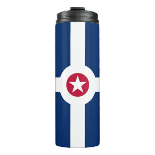 Flagge Indianapolis, Indiana Thermal Tumbler Thermosbecher