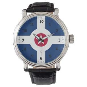 Flagge Indianapolis, Indiana Watch Armbanduhr