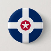Flagge Indianapolis, indischer Button (Vorderseite)