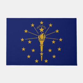 Flagge Indianas (US-Staat) Fußmatte