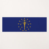Flagge Indianas (US-Staat) Yogamatte (Vorderseite (Horizontal))
