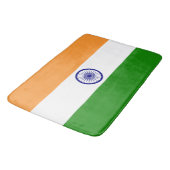 Flagge Indiens Badematte (Schrägansicht)