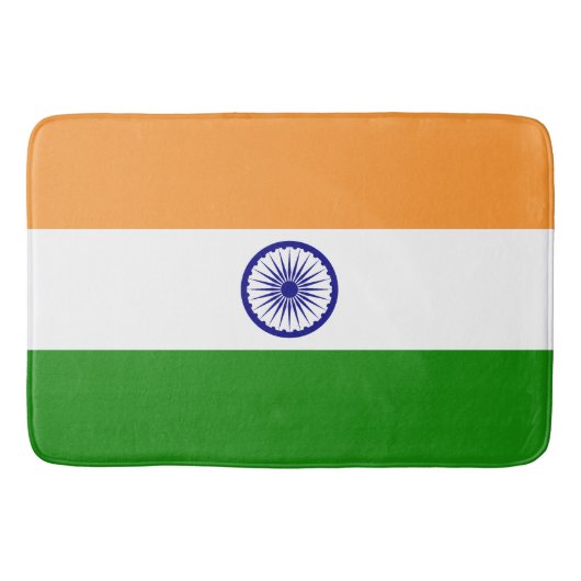 Flagge Indiens Badematte (Vorderseite)