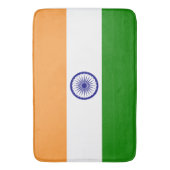 Flagge Indiens Badematte (Vorderseite Vertikal)