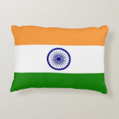 Flagge Indiens Dekokissen (Rückseite)