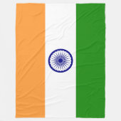 Flagge Indiens Fleecedecke (Vorderseite)