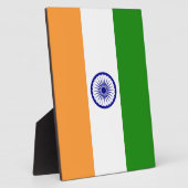 Flagge Indiens Fotoplatte (Seite)