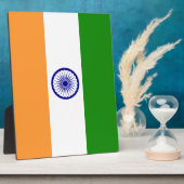Flagge Indiens Fotoplatte (Seite)