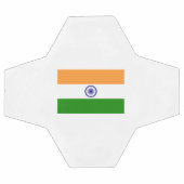 Flagge Indiens Fußball (Flach)