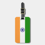 Flagge Indiens Gepäckanhänger (Vorderseite vertikal)