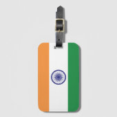 Flagge Indiens Gepäckanhänger (Vorderseite Vertikal)