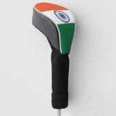 Flagge Indiens Golf Headcover (angewinkelt)