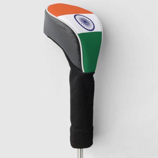 Flagge Indiens Golf Headcover (angewinkelt)