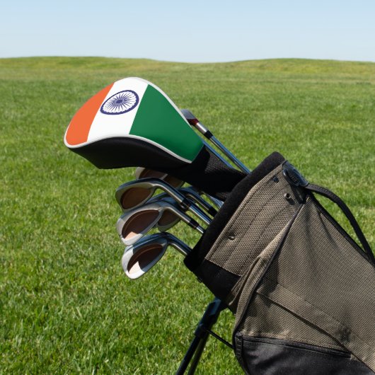 Flagge Indiens Golf Headcover (In SItu)