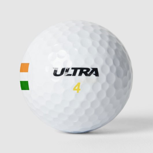 Flagge Indiens Golfball (Logo)
