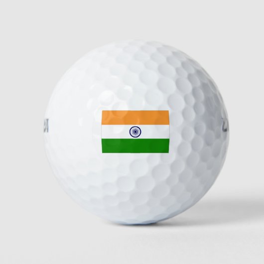 Flagge Indiens Golfball (Vorderseite)