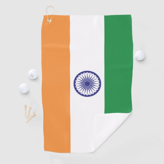 Flagge Indiens Golfhandtuch (Insitu)