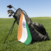 Flagge Indiens Golfhandtuch (Gras)