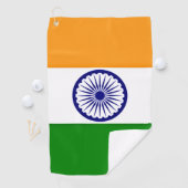 Flagge Indiens Golfhandtuch (Insitu)