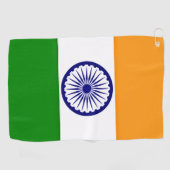 Flagge Indiens Golfhandtuch (Horizontal)