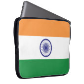 Flagge Indiens Laptopschutzhülle (Vorne Rechts)