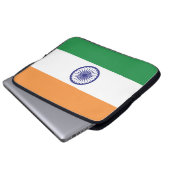 Flagge Indiens Laptopschutzhülle (Vorne Knopf)