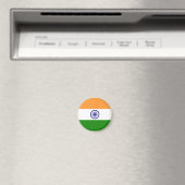 Flagge Indiens Magnet (In Situ (Geschirrspüler))