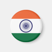Flagge Indiens Magnet (Vorne)