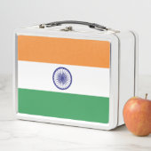 Flagge Indiens Metall Brotdose (Beispiel)