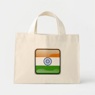 Flagge Indiens Mini Stoffbeutel