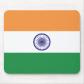 Flagge Indiens Mousepad (Vorne)