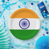 Flagge Indiens Pappteller (Party)