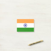 Flagge Indiens - Post-it®-Hinweise Post-it Klebezettel (Auf Schreibtisch)