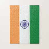 Flagge Indiens Puzzle (Vertikal)