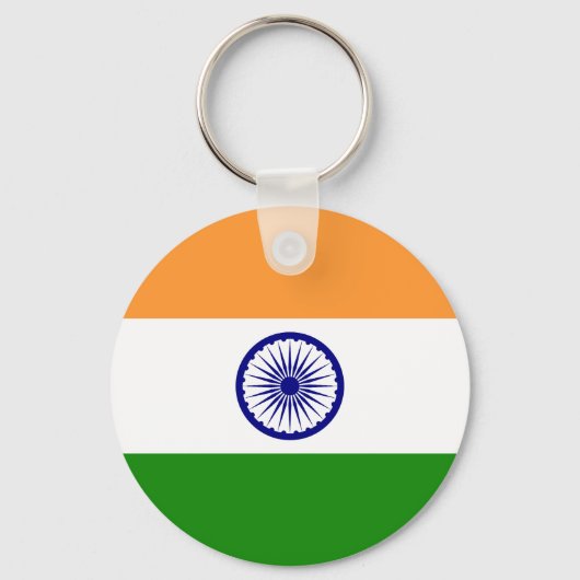 Flagge Indiens Schlüsselanhänger (Vorderseite)