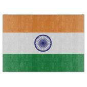 Flagge Indiens Schneidebrett (Vorderseite)