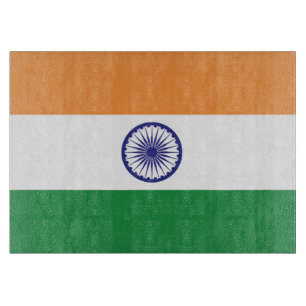 Flagge Indiens Schneidebrett